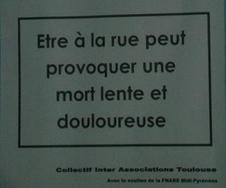 Tract du collectif inter-association de Toulouse.